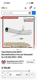 Decat MIVV ninja 636 2013-2016