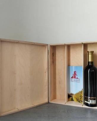 Cassetta legno abete per vino