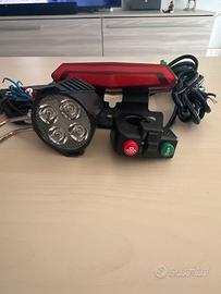 Kit frecce faro e claxson x bici elettrica
