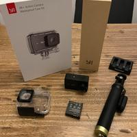 Action cam YI 4K+ plus con selfie stick bluetooth