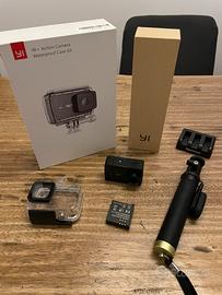 Action cam YI 4K+ plus con selfie stick bluetooth