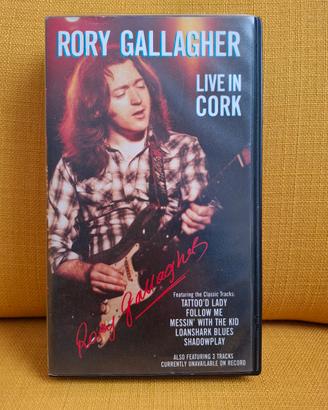 concerto Rory Gallagher video cassetta 