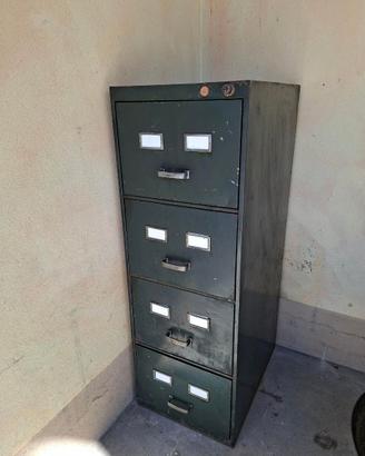 cassettiera in metallo