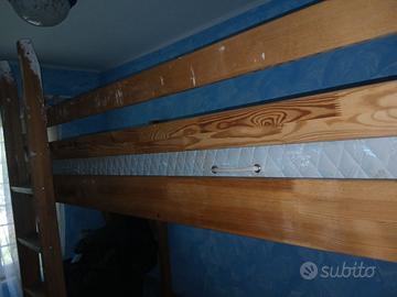 Letto a castello in legno