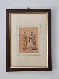 2 Quadretti Vintage Dame