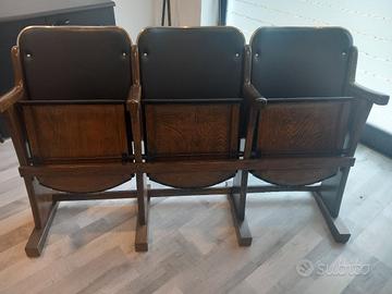 Panca 3 posti cinema retrò