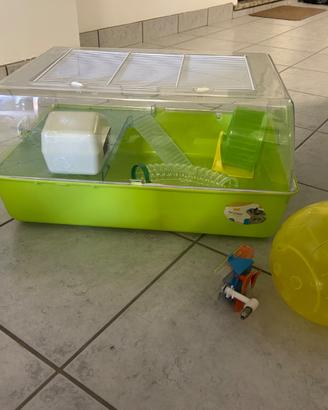 Gabbia per criceto FERPLAST – completa di accessor