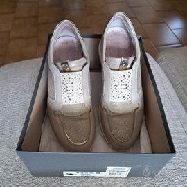 Scarpe Nero Giardini Stars Savana in pelle beige