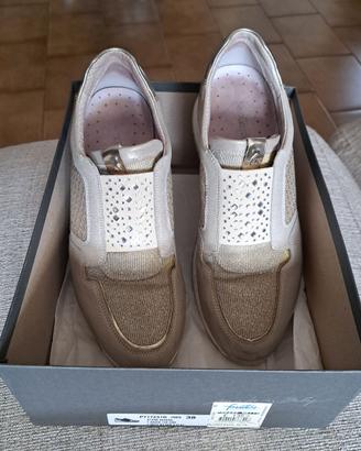 Scarpe Nero Giardini Stars Savana in pelle beige