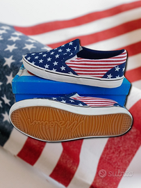 Scarpe slip-on tela USA