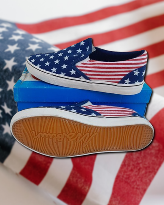 Scarpe slip-on tela USA