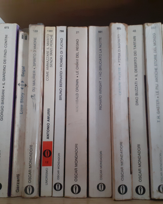Collezione di 14 libri gli Oscar Mondadori anni 70