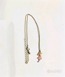 Deliziosa collana con ciondolo a forma di ballerin