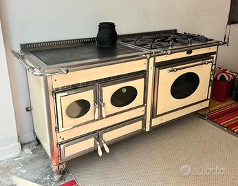Termo stufa cucina a legna combinata J. CORRADI