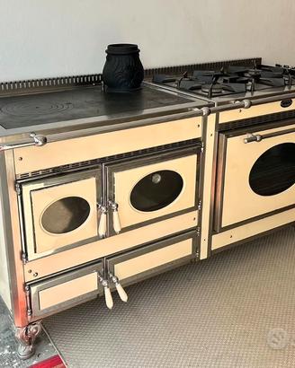 Termo stufa cucina a legna combinata J. CORRADI
