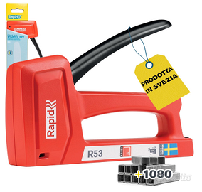 Rapid R53 Graffatrice Manuale con 1080 Graffe n.5