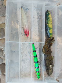 Esche artificiali per luccio/bass/siluro