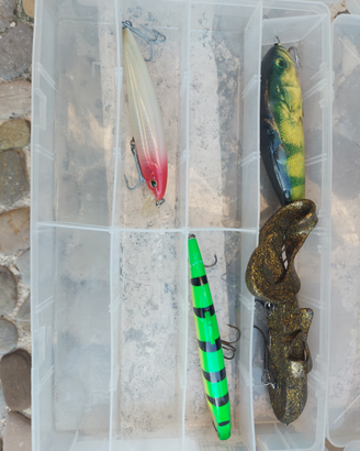 Esche artificiali per luccio/bass/siluro