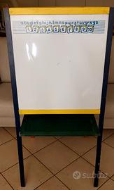 Lavagna 2 lati uno per magneti e uno per gessi