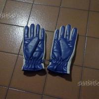 Guanti color blu per sci