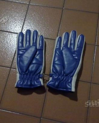 Guanti color blu per sci