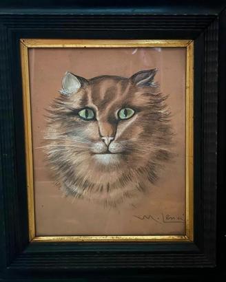 Lenci Marino (1874-1939) "Gatto" 1925 Firmato