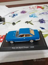 modellino fiat 124 sport coupé 1969 scala 1:43 bl