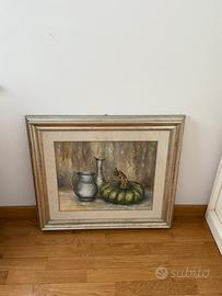 Battisti – Natura morta con brocche e zucca