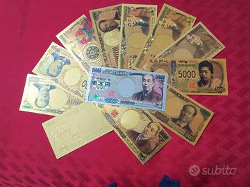 GIAPPONE"12 BANCONOTE MOLTO RARE