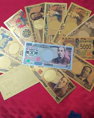 GIAPPONE"12 BANCONOTE MOLTO RARE