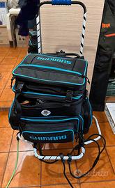 Borsa, porta canna, serbidora e accessori