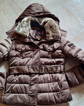 Giubbino donna Peteury beige lucido nuovo.