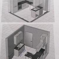 Cucina completa, installata mai utilizzata