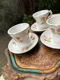 Antico Ginori Doccia tazze cioccolata Liberty