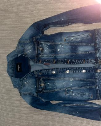 giacca di jeans dsquared
