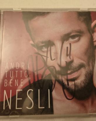CD Andrà tutto bene di Nesli, autografato