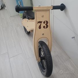 balance bike ecologica in legno 