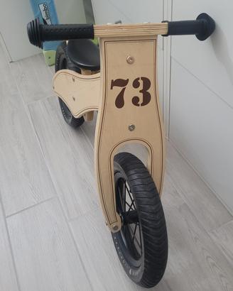 balance bike ecologica in legno 