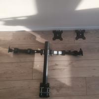 Braccio doppio monitor