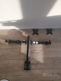 Braccio doppio monitor