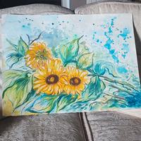 Quadro su carta telata