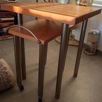 n 2 Tavolini da caffè Insa, uno con rotelle