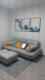 Divano Poltronesofà Gimigliano 4 posti + pouf