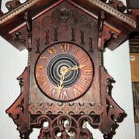 Orologio cucù gotico 1800 Foresta nera Germany