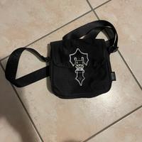 Borsello a tracolla nera Trapstar