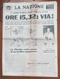 quotidiani La Nazione relativi a sbarco sulla luna
