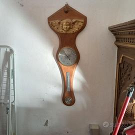 porta barometro in legno