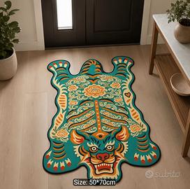 Tappetino  design a forma di tigre 