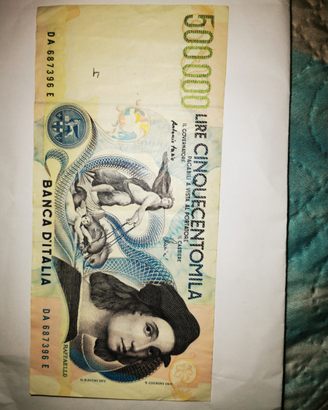Banconota 500.000 lire. Stato spl