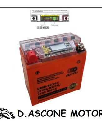 Batteria Precaricata Outdo UTX9-BS Display digital
